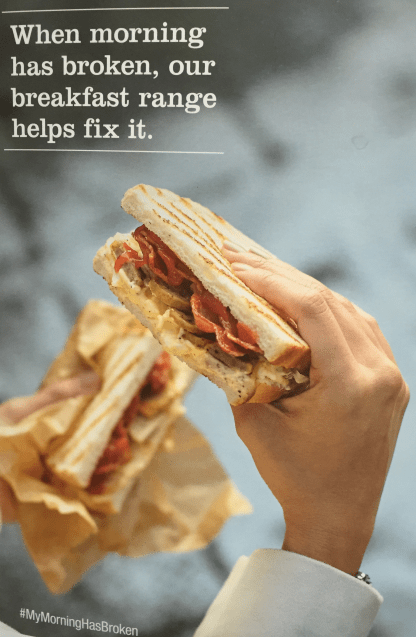 Morning has broken pun card